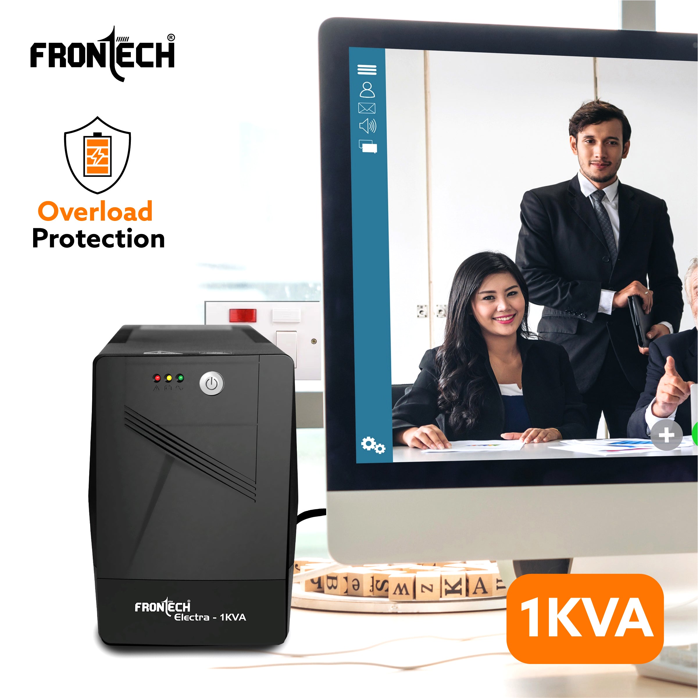 Frontech UPS Electra Plus 1000VA/600W (2566) Frontech UPS Electra Plus 1000VA/600W (2566)